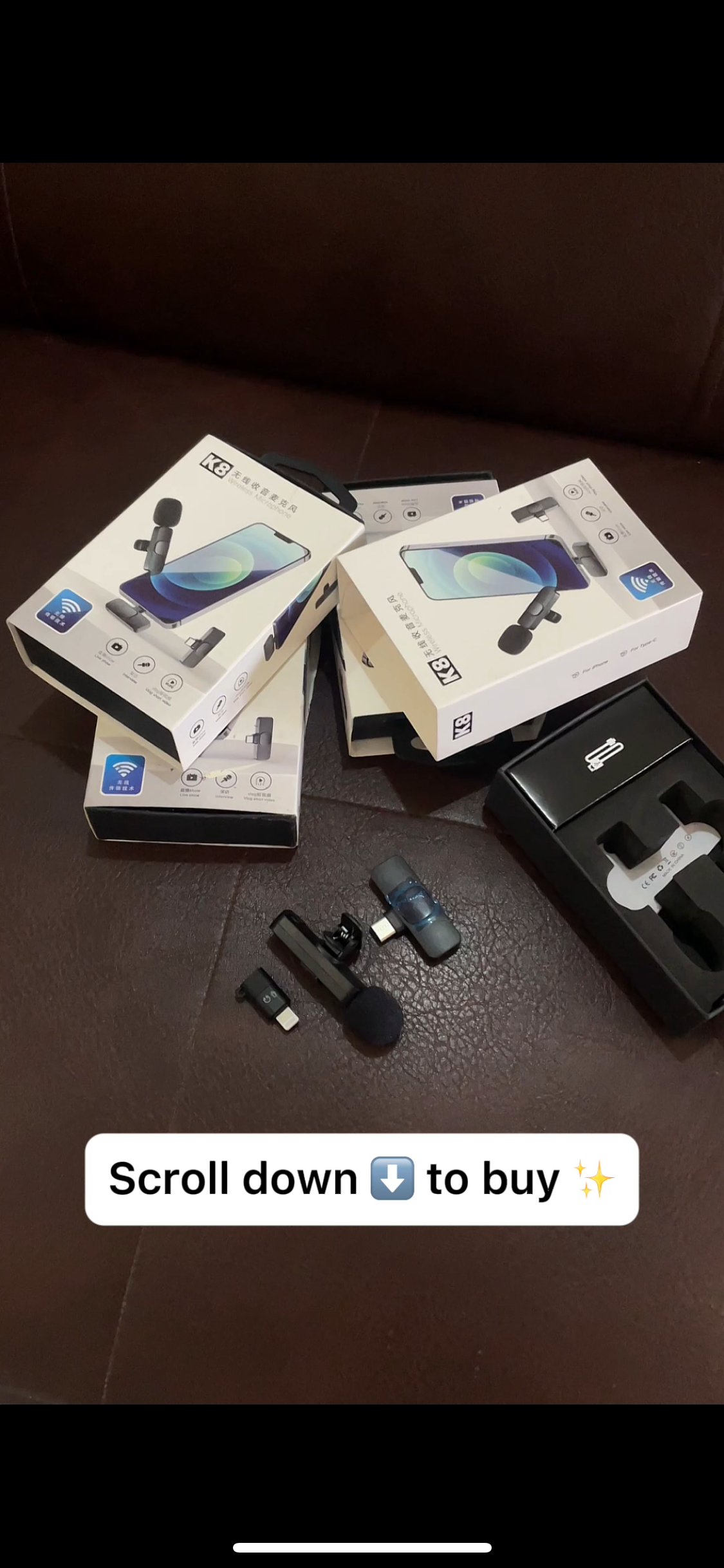 K8 Wireless Microphone – Crystal Clear Audio Anywhere 🌟