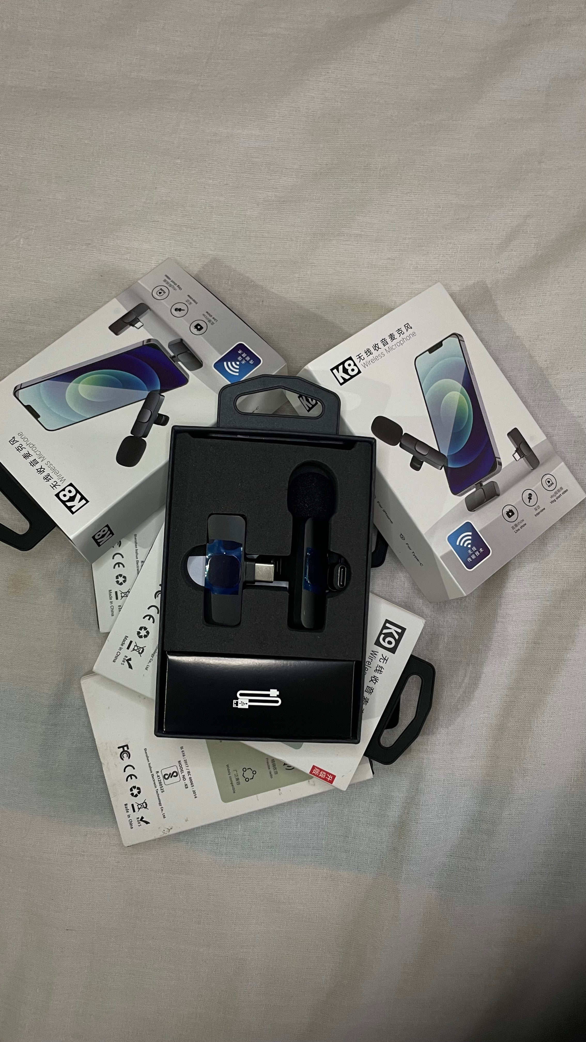 K8 Wireless Microphone – Crystal Clear Audio Anywhere 🌟